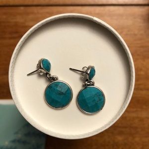 Lucky Brand Turquoise drop earrings💎